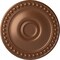 Ekena Millwork Foster Ceiling Medallion (Fits Canopies up to 5 5/8"), Hand-Painted Polished Copper, 19 1/8"OD x 1"P CM19FOPOS - alternate 1